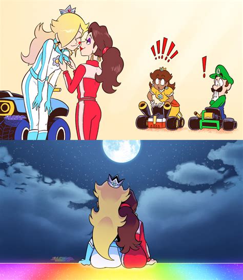 Rosalina and Pauline Go Karting by OUTCASTComix on DeviantArt