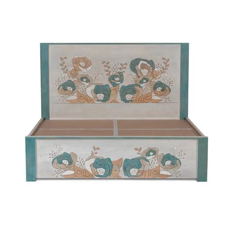 Santorini Solid Wood Bed – Fabuliv