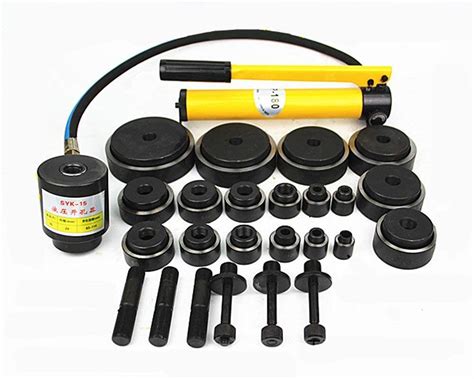 VOLTZ SYK - 15-1 Hydraulic Knockout Punches tools Professional 22mm to ...