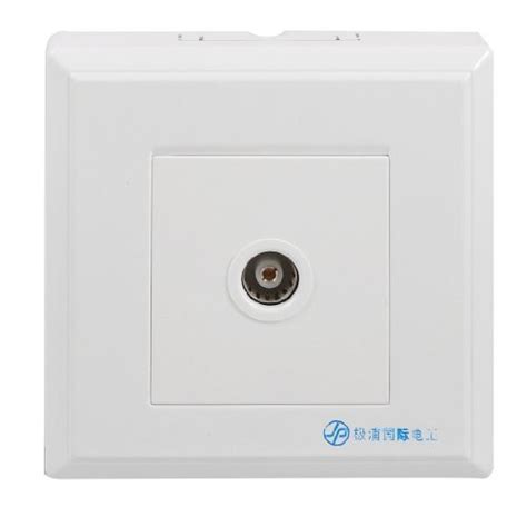 Alcoa Prime1 Gang Square Shaped TV Socket Flush Mounting Coaxial Outlet ...
