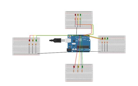 Image result for How to Make Traffic Light in Tinkercad Using Code