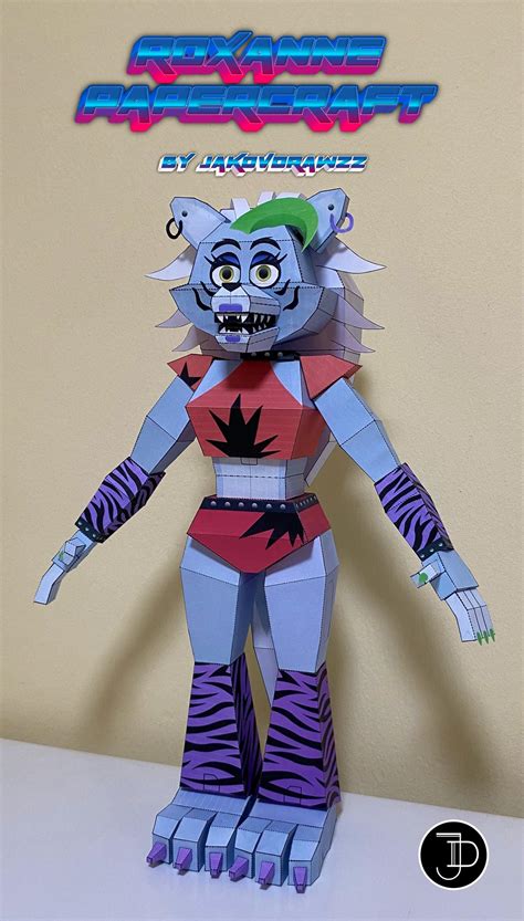 Roxanne Wolf papercraft by JakovDrawzz on DeviantArt