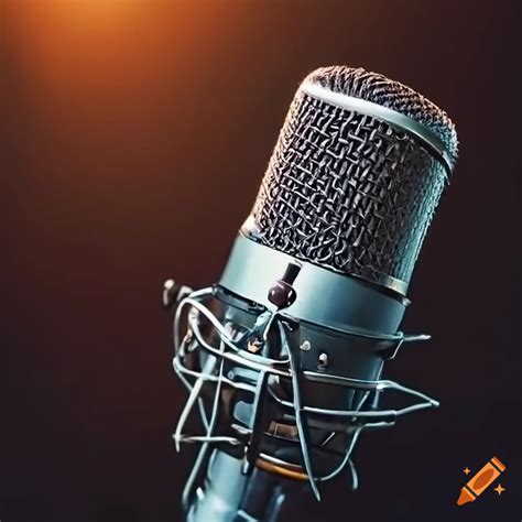 Professional microphone for studio recording on Craiyon