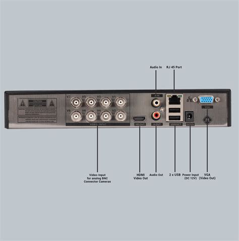 Zebronics 8CHVS4TA5M XVR Hybrid Video Recorder (5 in 1)