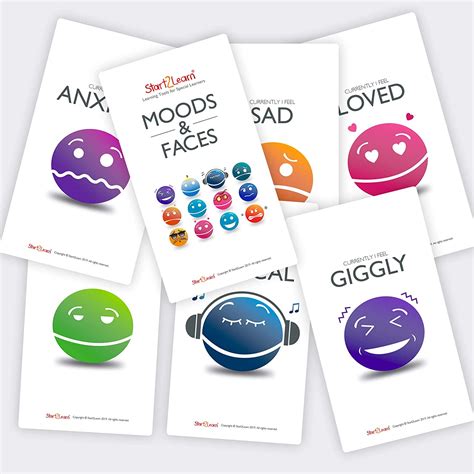 Start2learn: Large Moods & Faces Flashcards (PECS) Picture Exchange Communication System ...