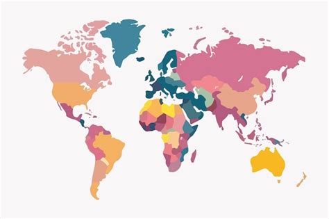 Clear World Map Without Background 的图像结果