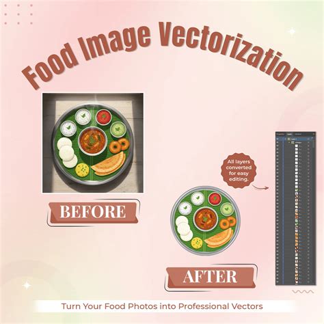 Food Menu Vectorization – Convert Your Food Images into Elegant Vector ...