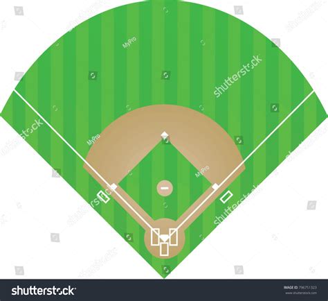Baseball Field Vector Art 的图像结果