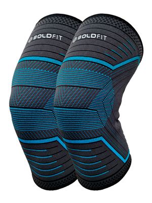 Buy Boldfit Neoprene Knee Support For Men Knee Sleeves Braces Pair For ...