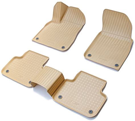 3D rubber floor mats for AUDI Q8 SQ8 | Type 4M F1 | BJ from 2018> | b