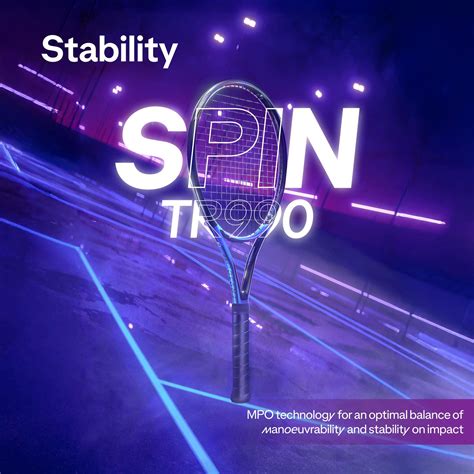 Adult Tennis Racket - Artengo TR930 Spin Black Blue 285g
