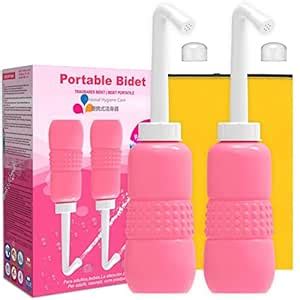 2 Pack Portable Travel Bidet Bottle 450ml - KKPOT Handheld Bidet ...