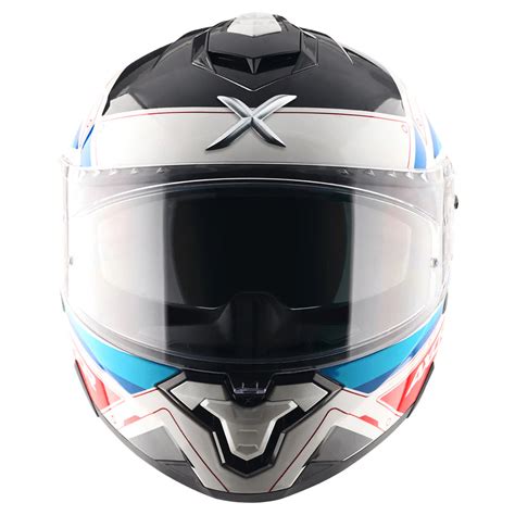 AXOR Brutale Ryden Dual Spoiler Helmet - WHITE RED – Motorizzr