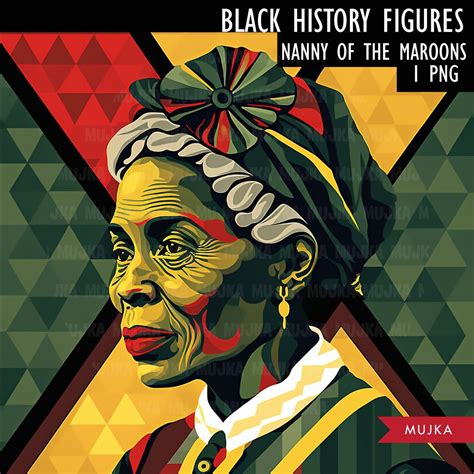 Black History PNG, Nanny of the Maroons poster, Black History Cards, p ...