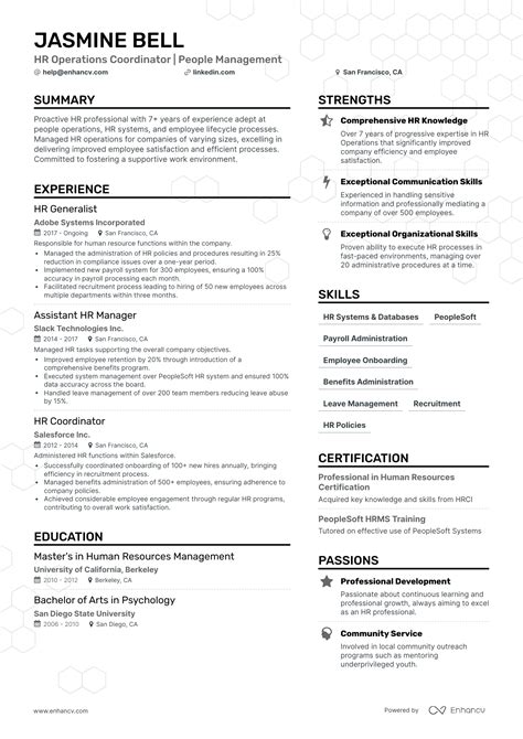 5 Human Resources Coordinator Resume Examples & Guide for 2023