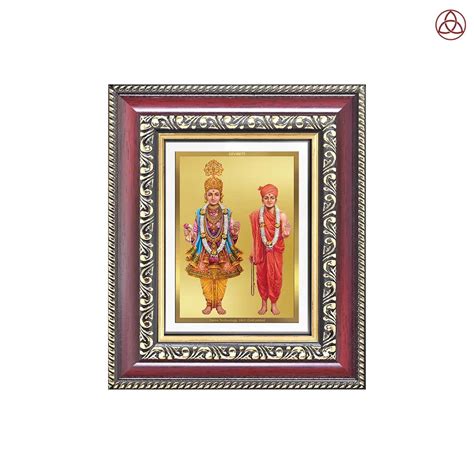 Lord Swaminarayan Frame | 24K Gold Foil Tabletop Décor – DIVINITI ...