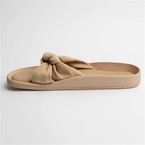 Knot Me Beige Slides – The CAI Store