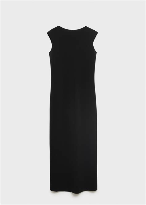 Midi-dress with back opening - Women | MANGO Vietnam