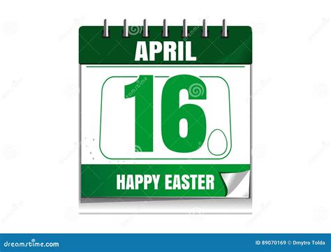 Easter Calendar. Catholic Easter 2017 Stock Vector - Illustration of ...