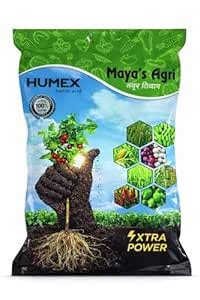 Humex Humic Acid for Plants, 1KG Pouch, Organic Soil Fertilizer with ...