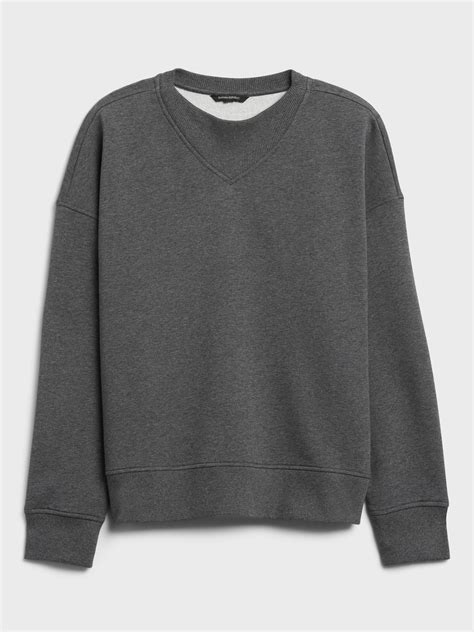 Crew-Neck Sweatshirt | Banana Republic