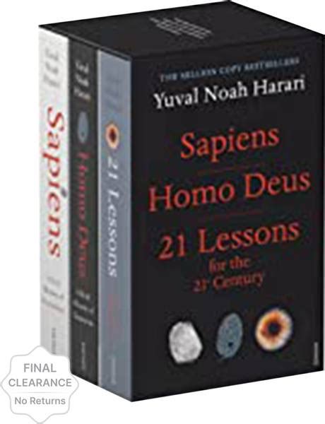 Yuval Noah Harari Box Set (Sapiens, Homo Deus, 21 Lessons for 21st ...