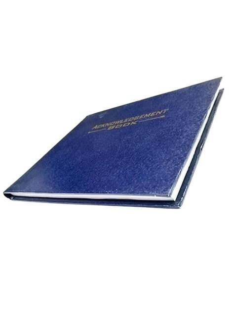 Acknowledgement Book Register (100 Pages - Pack of 4) : Amazon.in ...