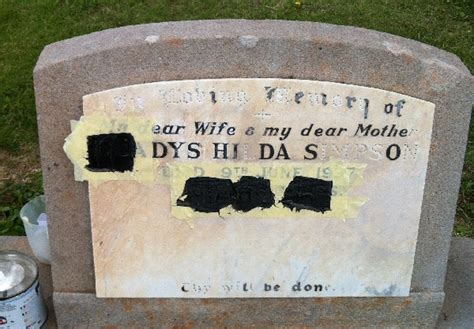 Image result for Restore Headstone Lettering
