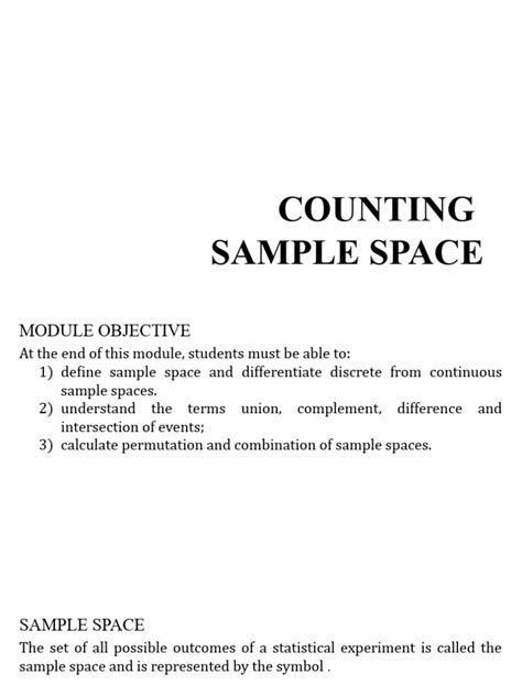 Image result for Enumerate the Sample Space Example