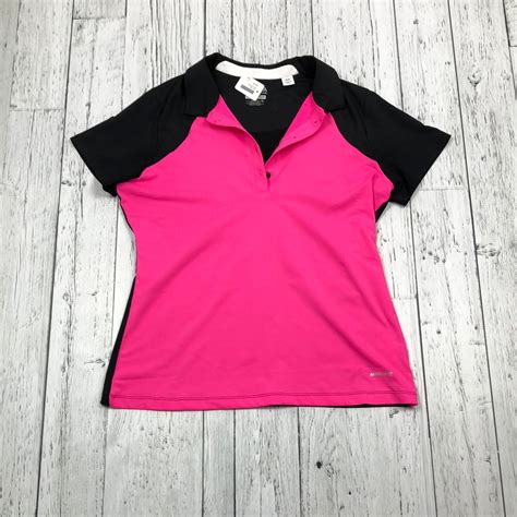 Annika black and pink golf shirt - Hers M – SproutzUturn