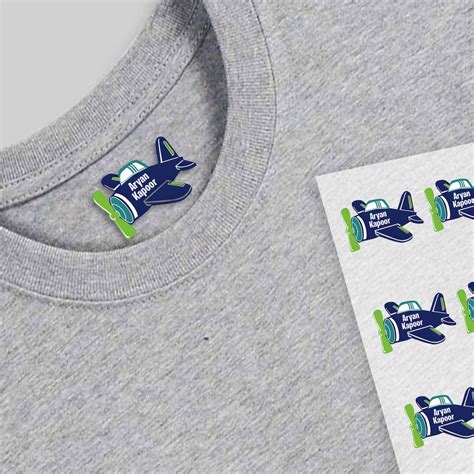 Heat Transfer UV DTF Clothing & Fabric Labels for Kids