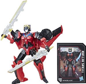 TRANSFORMERS Generations Titans Return Deluxe Windblade and Scorch Fire ...