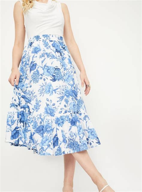 Buy Women Floral Printed Midi Skirt Online at just Rs. 999.0 ...