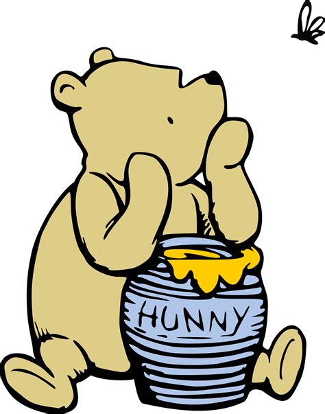 classic winnie the pooh clip art #5849831 | Clipart Library