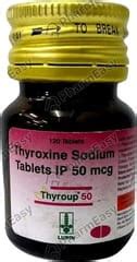 Thyrox 50 MCG Tablet (100): Uses, Side Effects, Price & Dosage | PharmEasy
