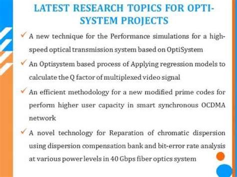 Image result for OptiSystem Projects