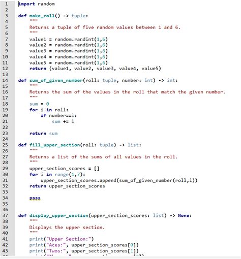 Yahtzee Python Code Interview 的图像结果