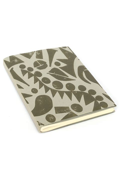 Black Embossed Handmade Paper Travel Blank Pages Notebook Online ...