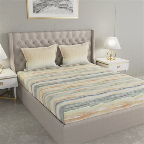 Buy GM Regal Cotton 144TC Printed 3Pcs Queen Bedsheet Set from GM at ...