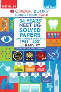 Oswaal 34 Years' NEET UG Solved Papers Chapterwise & Topicwise ...