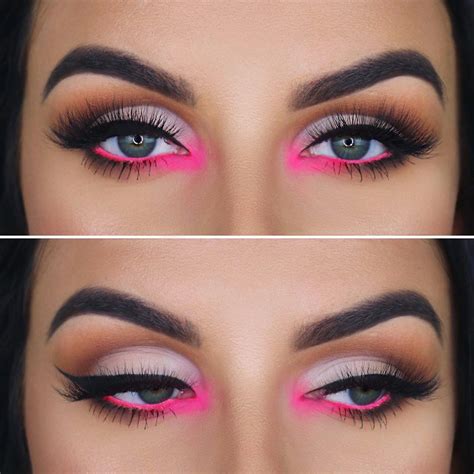 festival makeup green