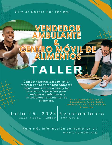 Street Vendor and Mobile Food Facility Flyer(Spanish) - Desert Hot ...