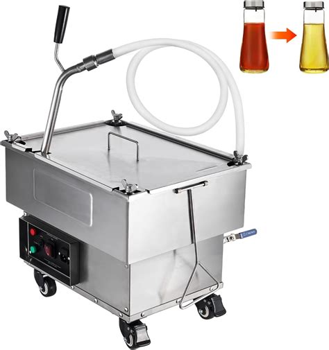 Amazon.com: VEVOR Deep Fryer Filter 18 L/44 LBS/5.8 Gal, Frying Oil ...