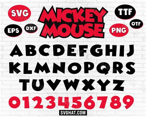 Free Mickey Mouse Font