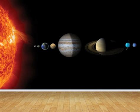 Buy Space Planets Outer Space Universe Backdrop Wallpaper Mural Bedroom ...
