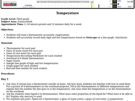 Image result for Temperature Lesson