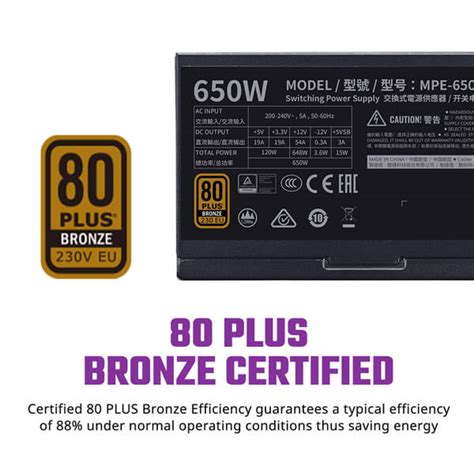 Cooler Master MWE 650 Watt V2 Bronze