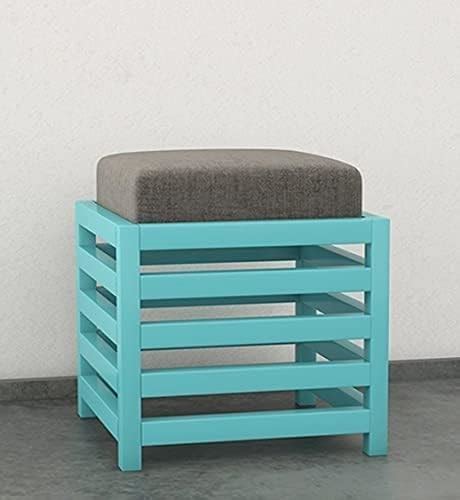 Woodilla Wooden Stool/Foot Stool/Fruit Stool/Square Table/Office Stool ...