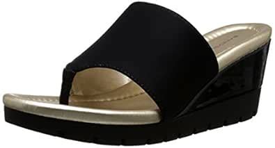 Buy Bandolino Women's Meadoe Wedge Sandal, Black, 7.5 M US at Amazon.in