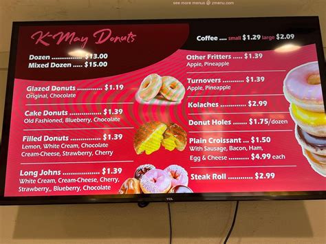 Online Menu of K-May Donuts Restaurant, Meridianville, Alabama, 35759 ...